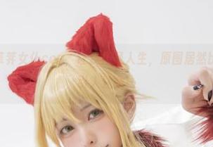 樱岛嗷一的七草荠女仆cos，让我怀疑人生，原图居然比我家的闹钟还引人注意！